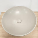 Klikk - klakk leeresztő - MATT BÉZS - porcelán- túlfolyó NÉLKÜLI mosdókagylóhoz- 5/4"- Ø 73 mm