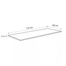 Konyhai munkalap 110 x 60 x 2,8 cm Beton