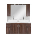 Bianco 130 komplett mosdó nélkül aida dió fehér munkalappal