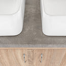 Bianco 130 alsó szekrény mosdó nélkül sonoma tölgy beton munkalappal