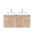 Bianco 130 alsó szekrény mosdó nélkül sonoma tölgy beton munkalappal