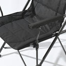 Leziter XL karfás horgász szék pohártartóval fekete
