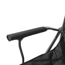 Leziter XL karfás horgász szék pohártartóval fekete