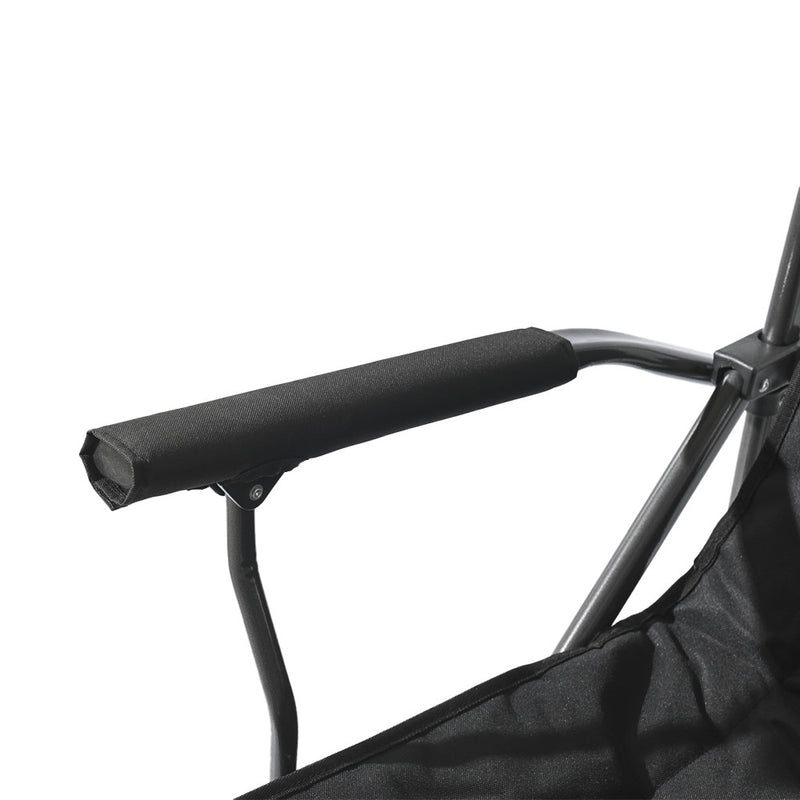 Leziter XL karfás horgász szék pohártartóval fekete