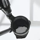 Leziter XL karfás horgász szék pohártartóval fekete