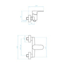 LAVEO PANA zuhanycsap zuhanyszett nélkül, króm