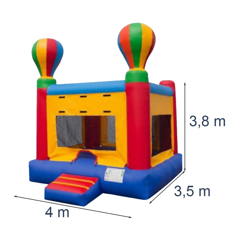 Hőlégballon ugrálóvár 4x3,5x3,8m