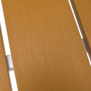 Kerti asztal, fehér acél/tölgy, BONTO