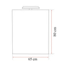 Bianca Prime 65 komplett fürdőszobabútor, sonoma tölgy színben