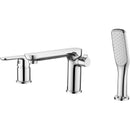 LAVEO DIMA süllyesztett kádcsap, 3 részes, króm