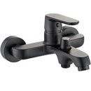 LAVEO DIMA kádcsap zuhanyszett nélkül, fekete