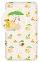 Disney Az Oroszlánkirály Trees gumis lepedő 90x200 cm, J-BRM005372