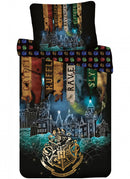 Harry Potter Starline ágyneműhuzat Flags 140×200cm, 70×90 cm, J-BRM008953
