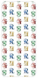 Harry Potter Initials gumis lepedő 90x200 cm, J-BRM012196