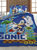 Sonic, a sündisznó Coin Chase ágyneműhuzat 140×200cm, 70×90 cm, J-BRM013315