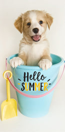 Kutyás Summer fürdőlepedő, strand törölköző 70x140cm, J-BRM013766