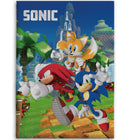 Sonic a sündisznó Speedy Dreams polár takaró 100x140cm, J-BRM013995