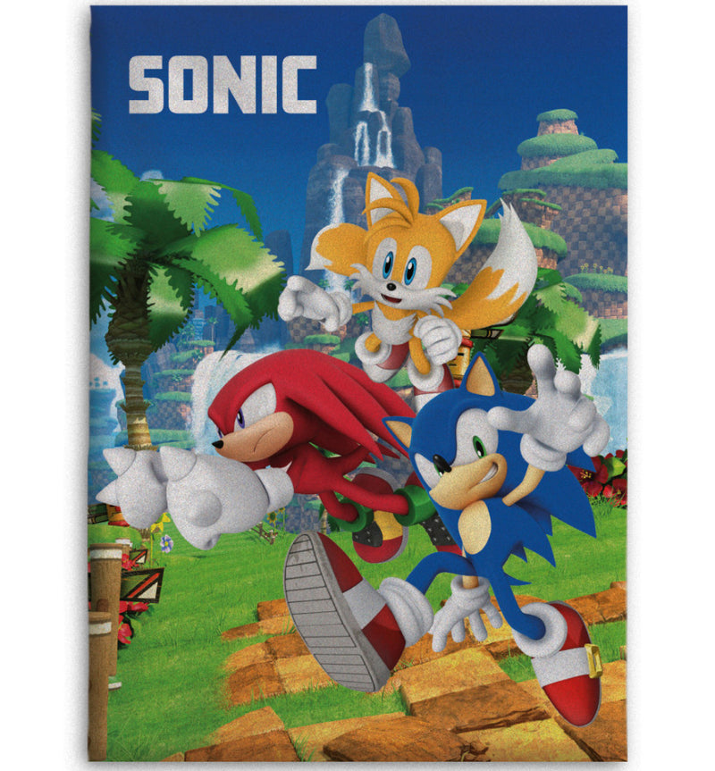Sonic a sündisznó Speedy Dreams polár takaró 100x140cm, J-BRM013995