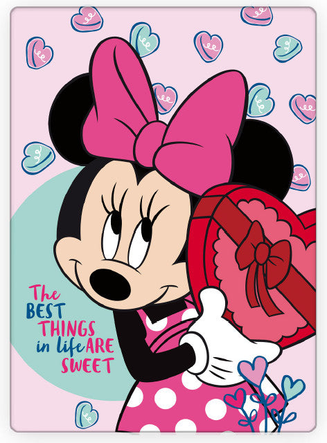 Disney Minnie Sweets polár takaró 100x140cm, J-BRM014213