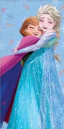Disney Jégvarázs Hug fürdőlepedő, strand törölköző 70x140 cm, J-BRM014459