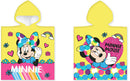 Disney Minnie Yellow strand törölköző poncsó 50x100 cm, J-BRM014725