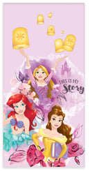Disney Hercegnők My Story fürdőlepedő, strand törölköző 60x120cm, J-BRM016026