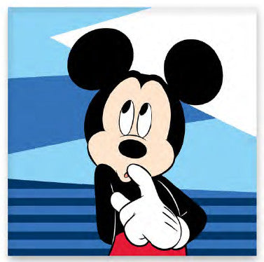 Disney Mickey Shy kéztörlő, arctörlő, törölköző 30x30cm, J-BRM016125