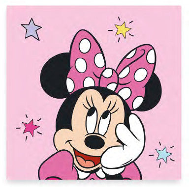 Disney Minnie Star kéztörlő, arctörlő, törölköző 30x30cm, J-BRM016132