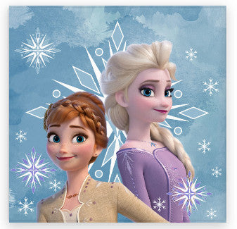 Disney Jégvarázs Snowflake kéztörlő, arctörlő, törölköző 30x30cm, J-BRM016200