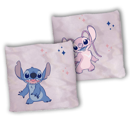 Disney Lilo és Stitch, A csillagkutya Pink párna, díszpárna 40x40 cm, J-BRM016323