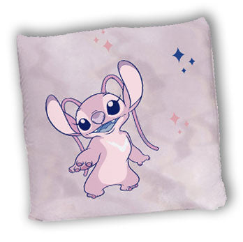 Disney Lilo és Stitch, A csillagkutya Pink párna, díszpárna 40x40 cm, J-BRM016323