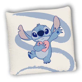 Disney Lilo és Stitch, A csillagkutya Lovers párna, díszpárna 40x40 cm, J-BRM016330