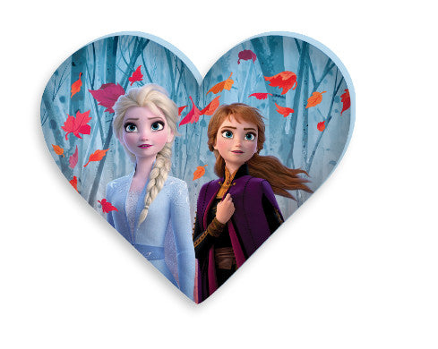 Disney Jégvarázs Leaf formapárna, díszpárna 35x30 cm Velúr, J-BRM016477