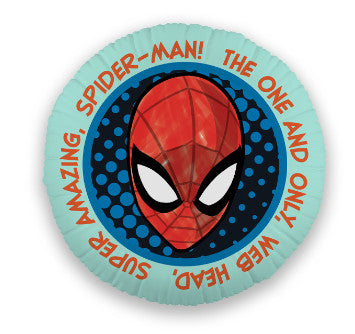 Pókember Web Head formapárna, díszpárna 35x35 cm Velúr, J-BRM016507