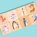 Hol bújt el, nyitogatós logikai fajáték