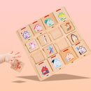 Hol bújt el, nyitogatós logikai fajáték