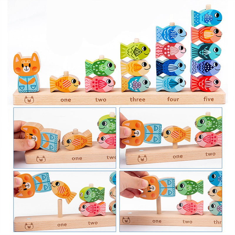 Mágneses horgász fajáték, számok tanulásához