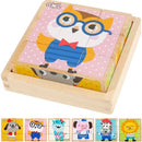 Fakocka puzzle, kirakós fajáték