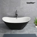 Flow szabadon álló fürdőkád 170x75x72 cm fekete