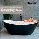 Flow szabadon álló fürdőkád 170x75x72 cm fekete