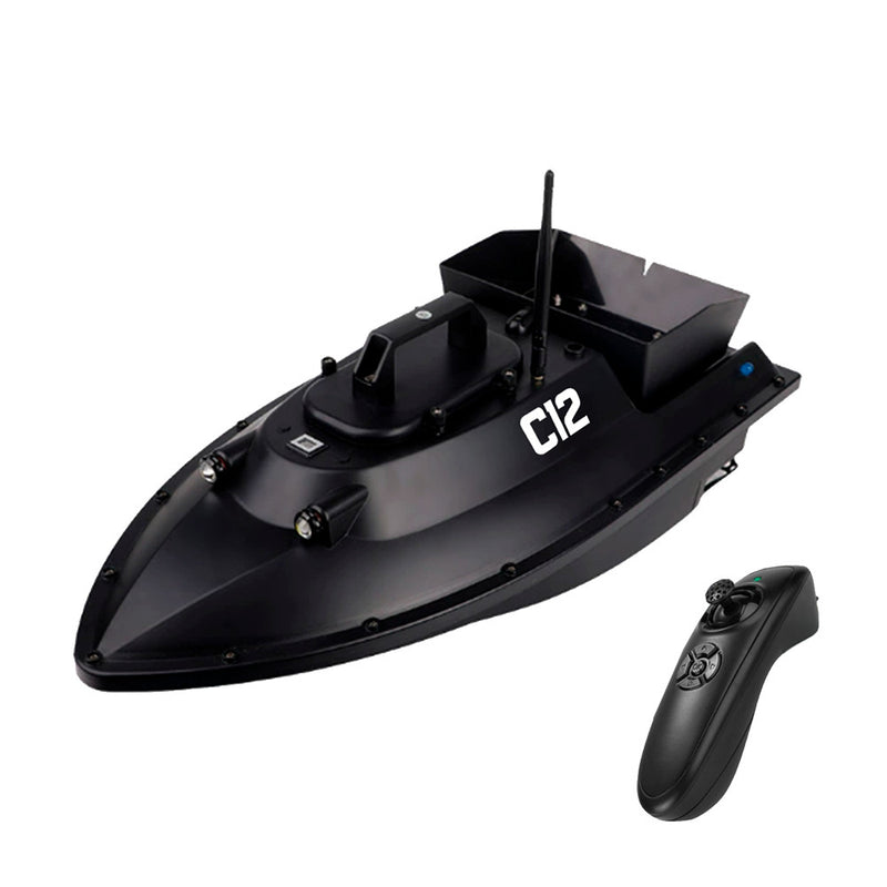 Etetőhajó C12 hátrakidobós fekete