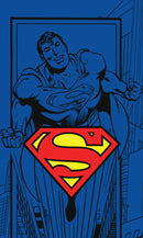 Superman kéztörlő arctörlő, törölköző 30x50cm, J-CBX191112SUP