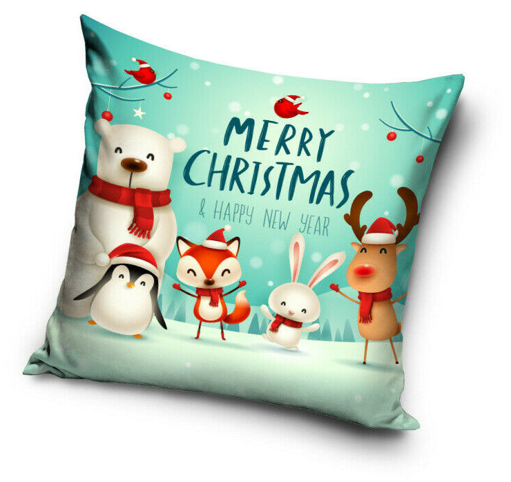 Merry Christmas, Karácsonyi párnahuzat 40*40 cm, J-CBX191120XMAS
