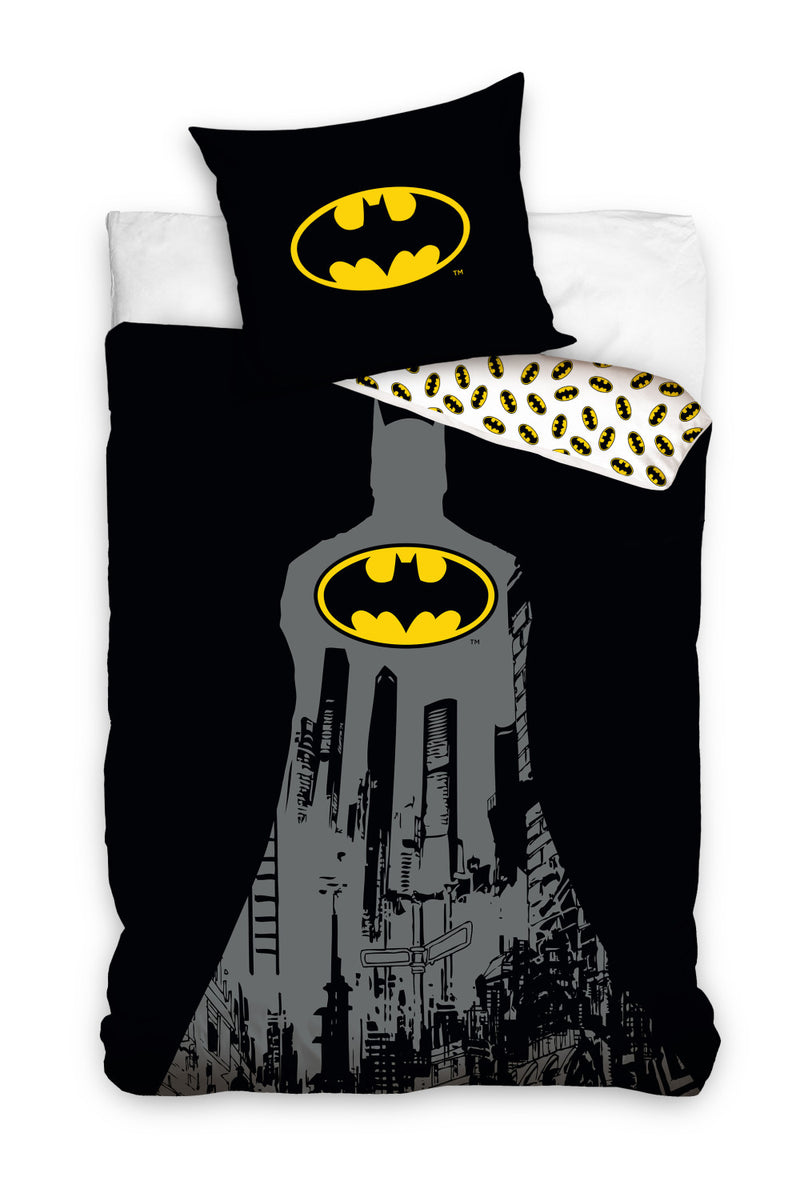Batman City ágyneműhuzat 140×200cm, 70x90 cm, J-CBX203011BAT