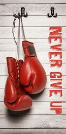 Never give up fürdőlepedő, strand törölköző 70*140cm, J-CBX203032TNL