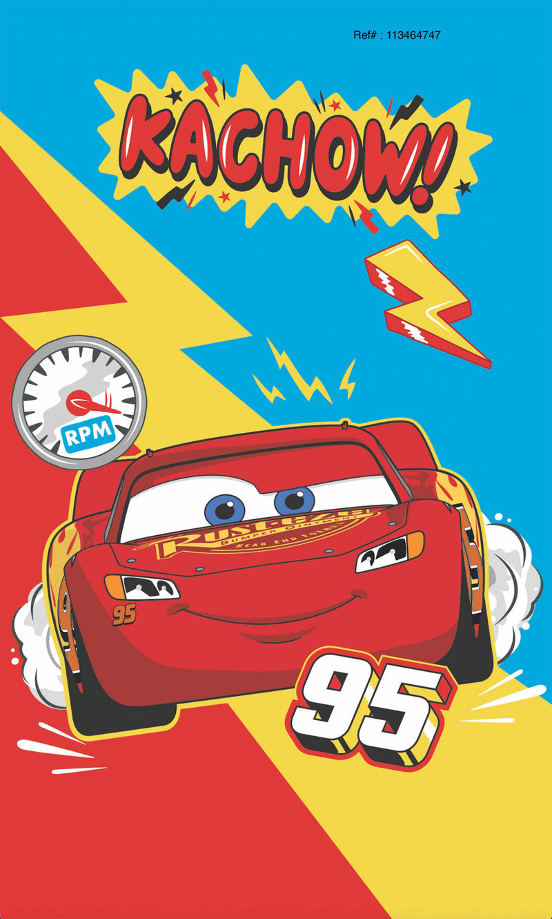 Disney Verdák Kachow kéztörlő arctörlő, törölköző 30x50 cm, J-CBX211020CARS