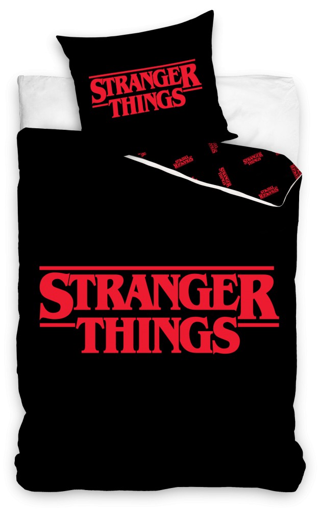 Stranger Things Titel ágyneműhuzat 140×200cm, 70×90 cm, J-CBX211029STR