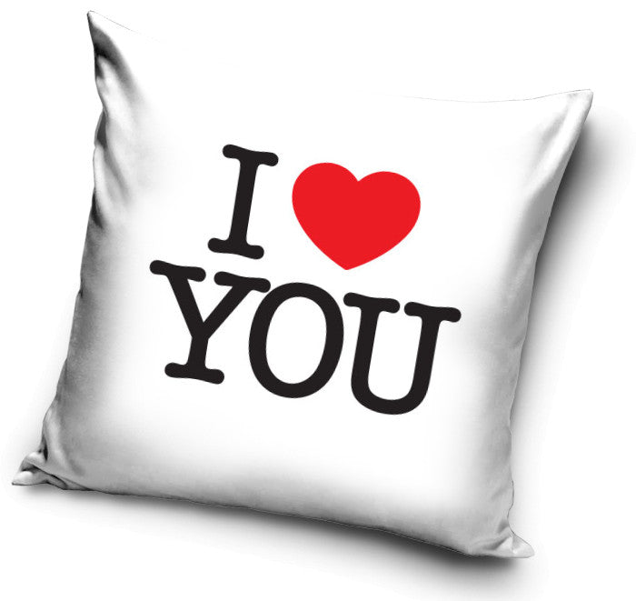 I love you párnahuzat 40*40 cm, J-CBX211113PD