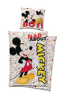 Disney Mickey Mad ágyneműhuzat 140×200cm, 70x90 cm, J-CBX219011MCKA