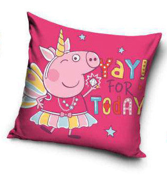 Peppa malac Yay párnahuzat 40x40 cm, J-CBX225128PP